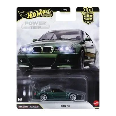 Машинка Hot Wheels Premium Car Culture 1:64 BMW M3 Green Зеленая 24435 фото